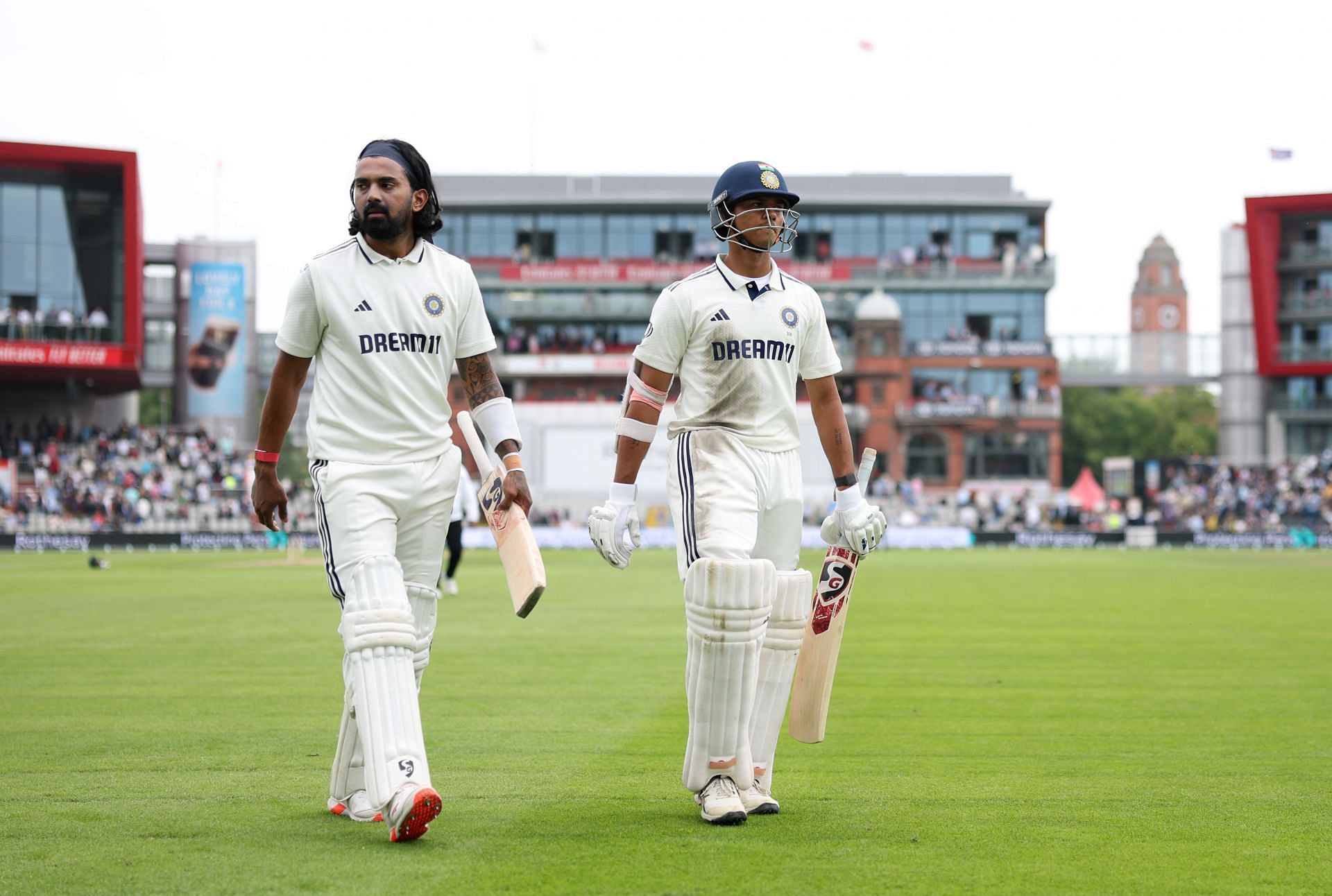 Yashasvi Jaiswal (right) and KL Rahul will likely open for India in the fifth Test against England. [P/C: Getty]