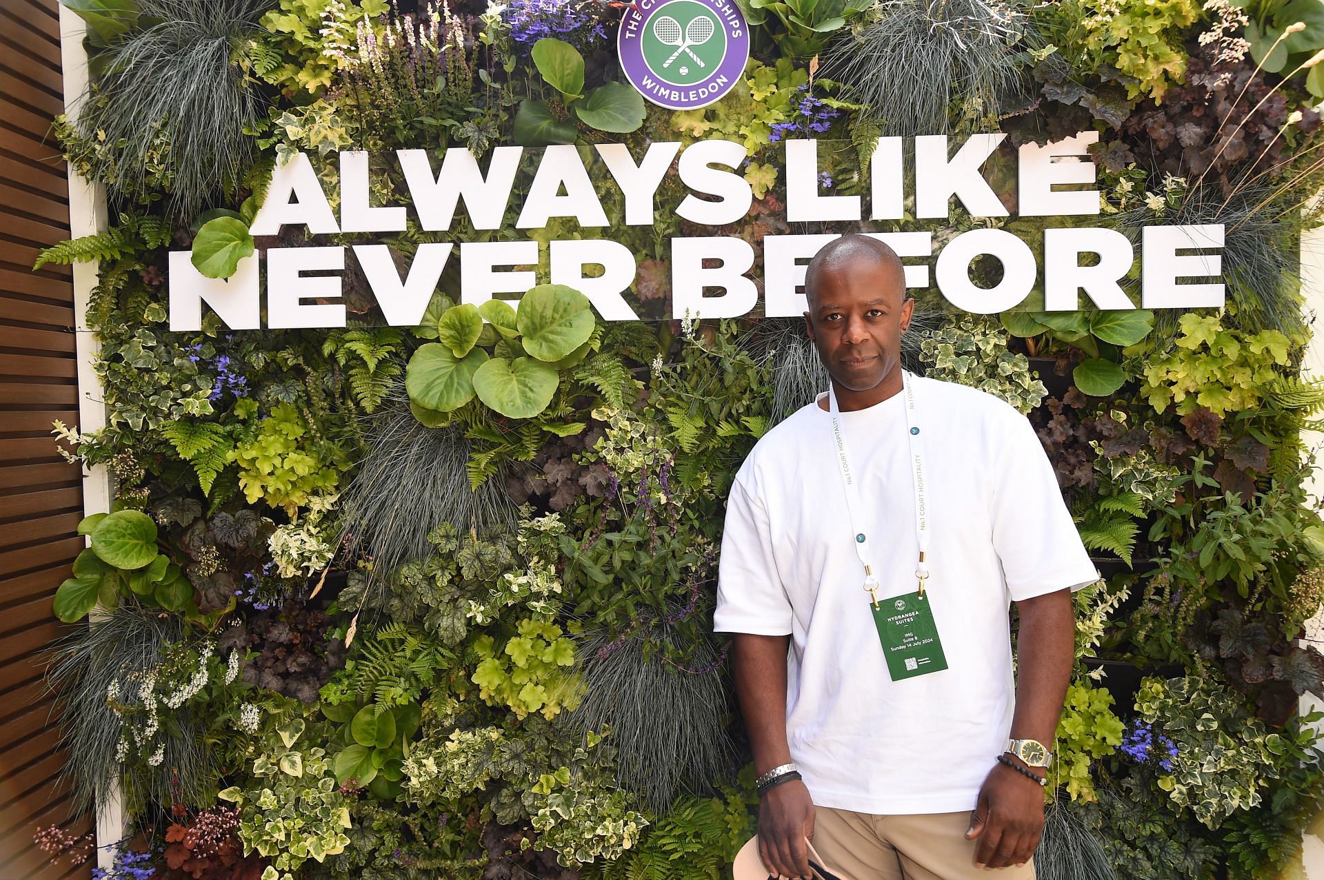 Adrian Lester at AELTC At The Wimbledon Championships 2024 - Day 14 (Source: Getty)