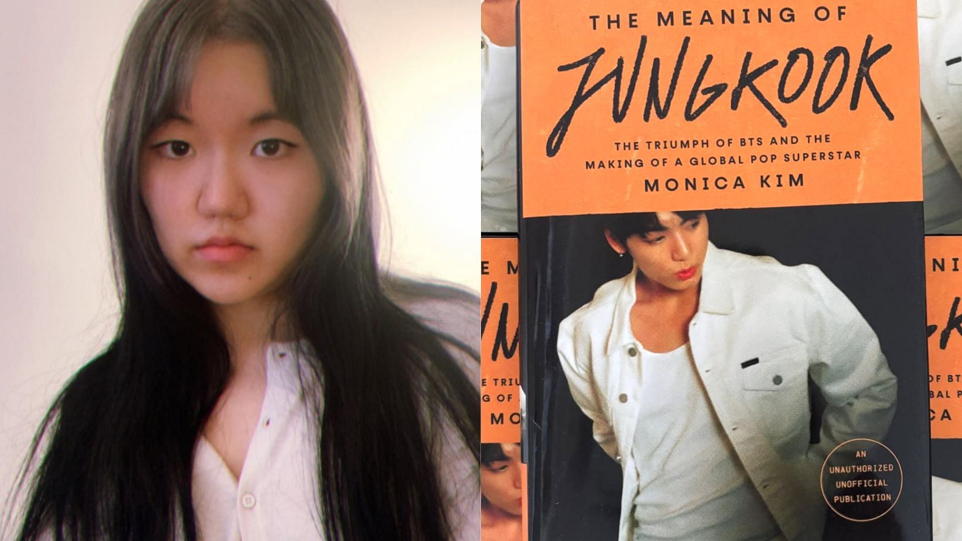 Monica Kim and The Meaning of Jungkook Book (Image via Instagram/@monmoon)