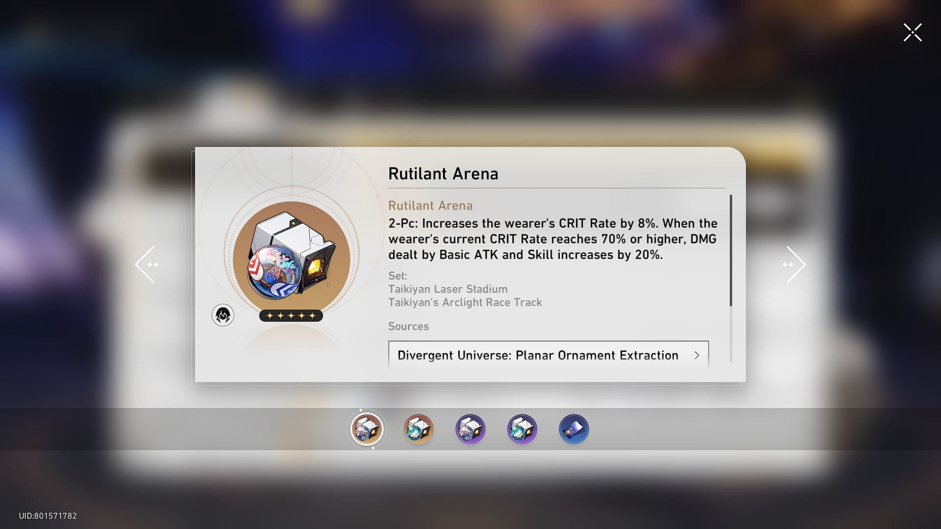 Rutilant Arena (Image via HoYoverse)