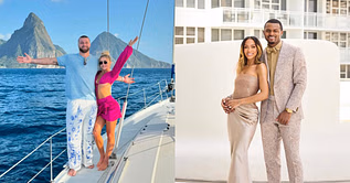 Jake Ferguson's fiancée Haley Cavinder sends 4-word message to Deshaun Watson's wife Jilly Anais as SI Swimsuit model shares first HD wedding picture