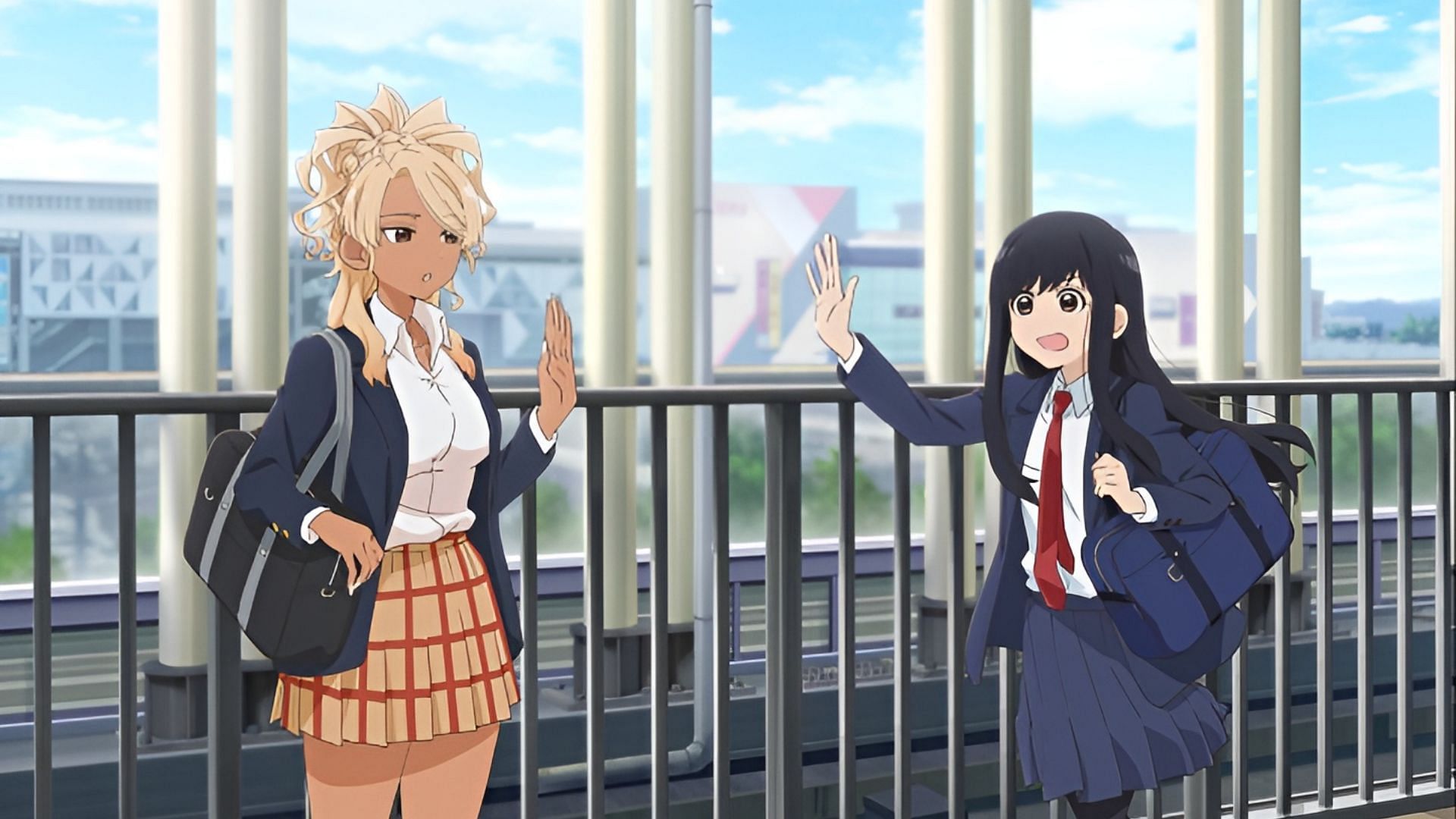 Two girls. One food court. A thousand quiet emotions (Image via Atelier Pontdarc)