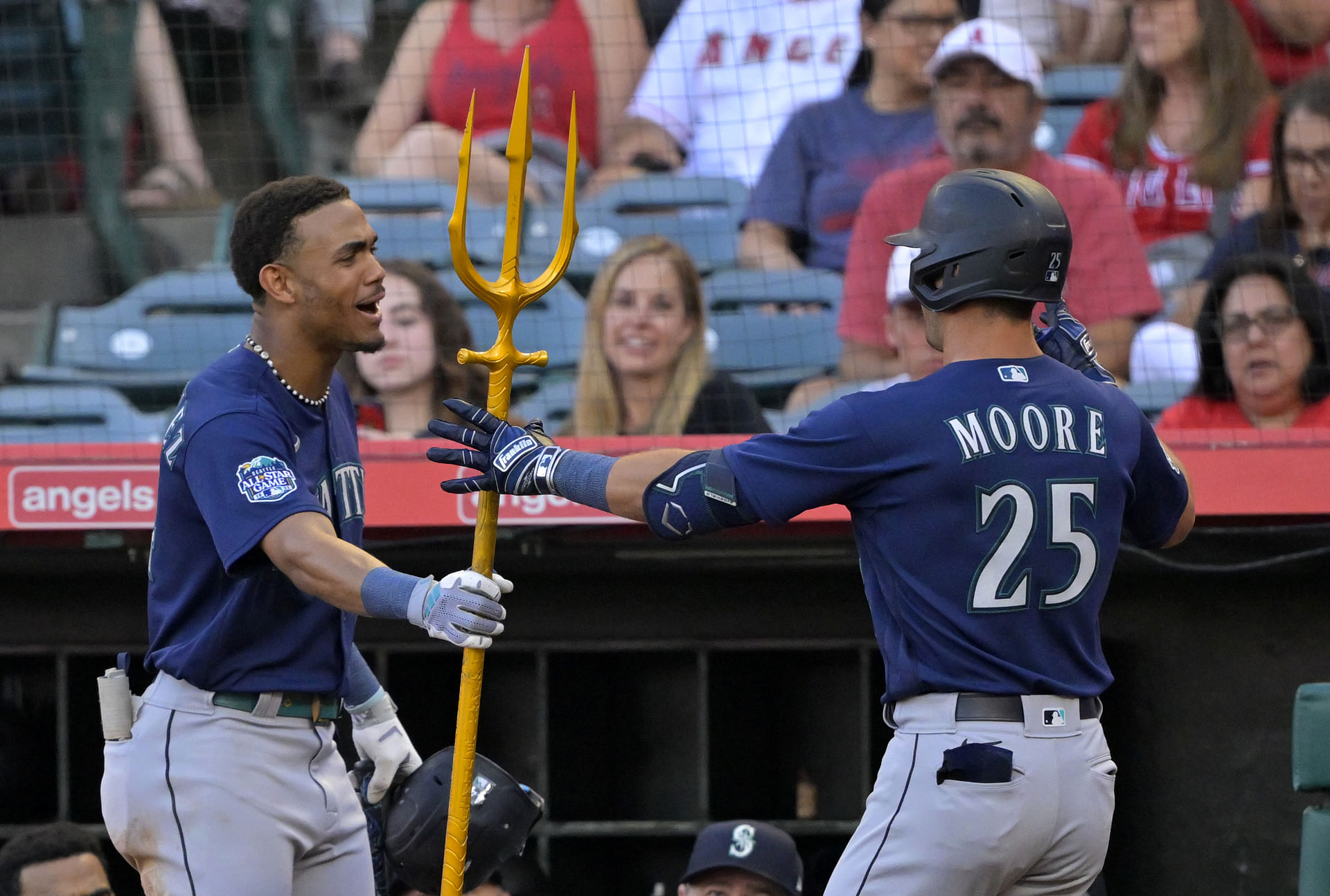 MLB: Seattle Mariners at Los Angeles Angels - Source: Imagn