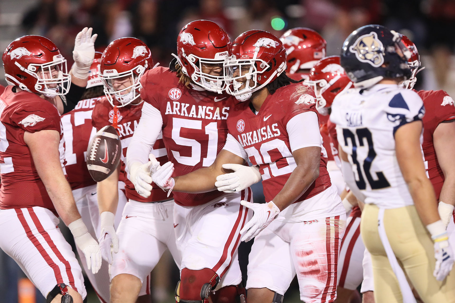 NCAA Football: Florida International at Arkansas - Source: Imagn