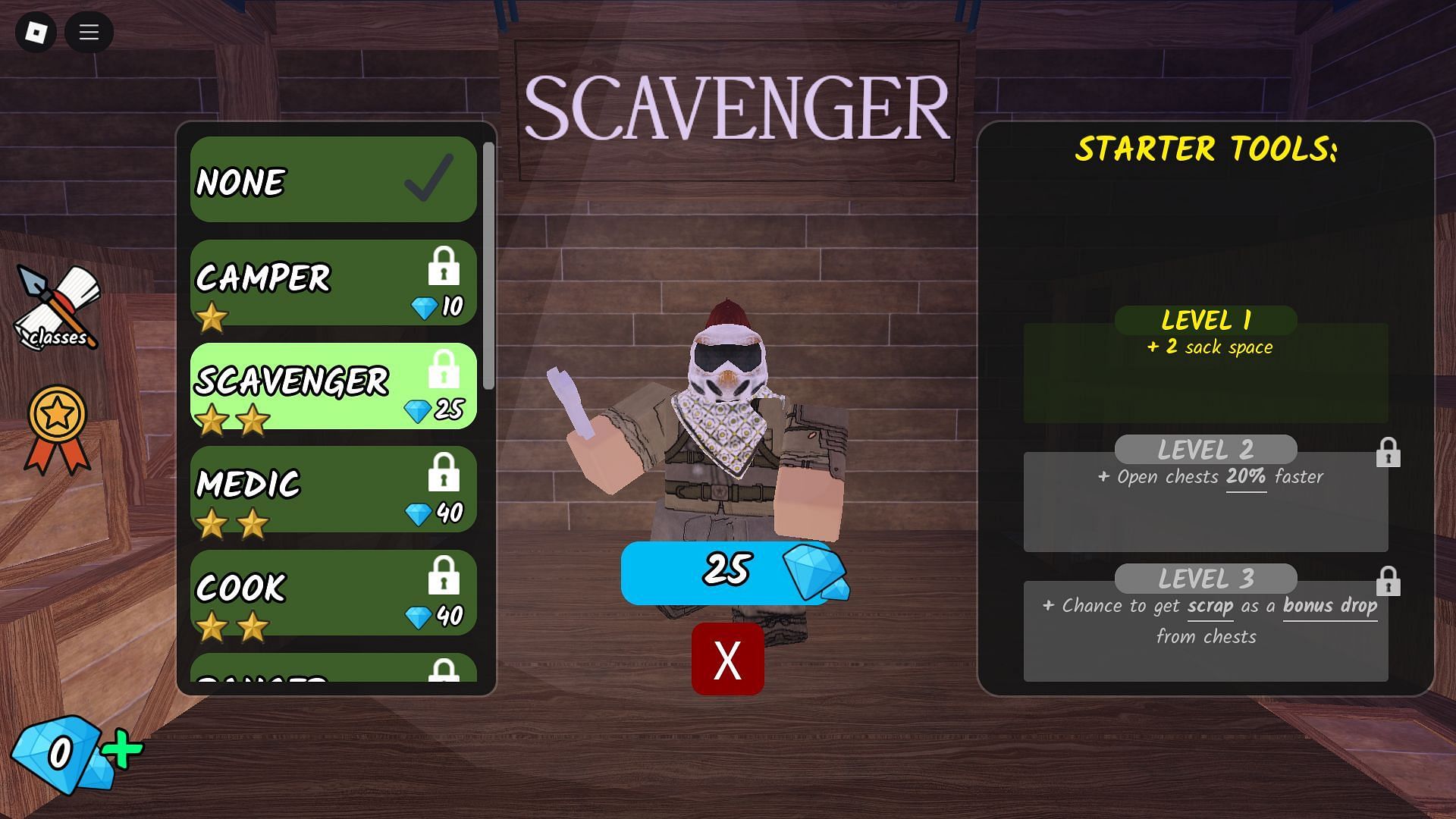 The Scavenger Class (Image via Roblox)