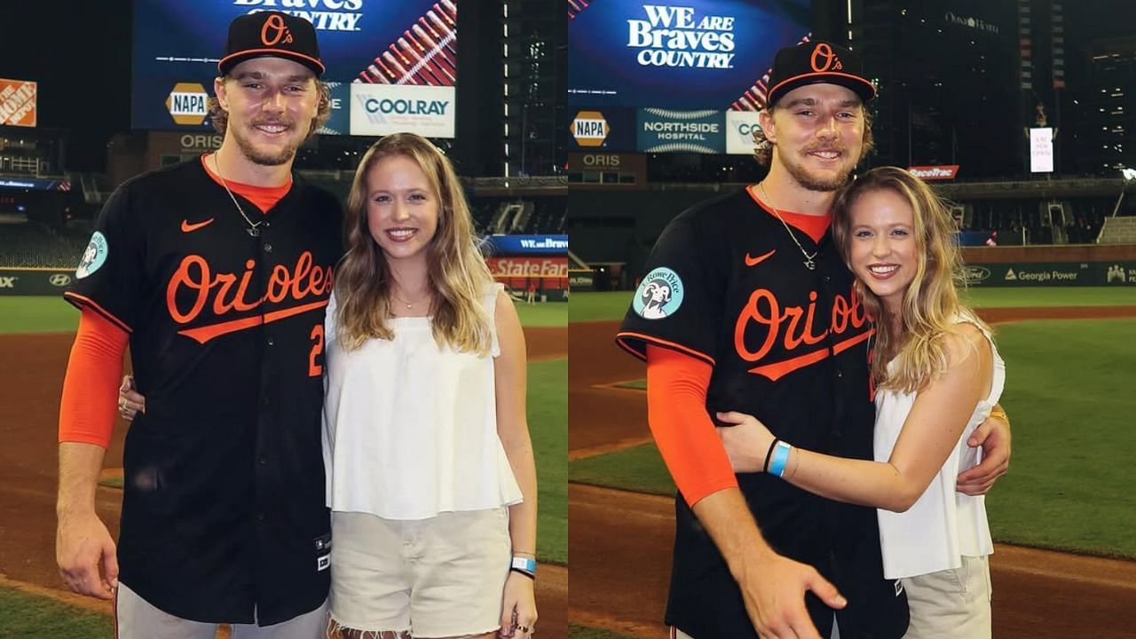 Gunnar Henderson with his fianc&eacute;e, Katherine Lee Bishop (Images from - Instagram.com/@katherinelee_bishop)