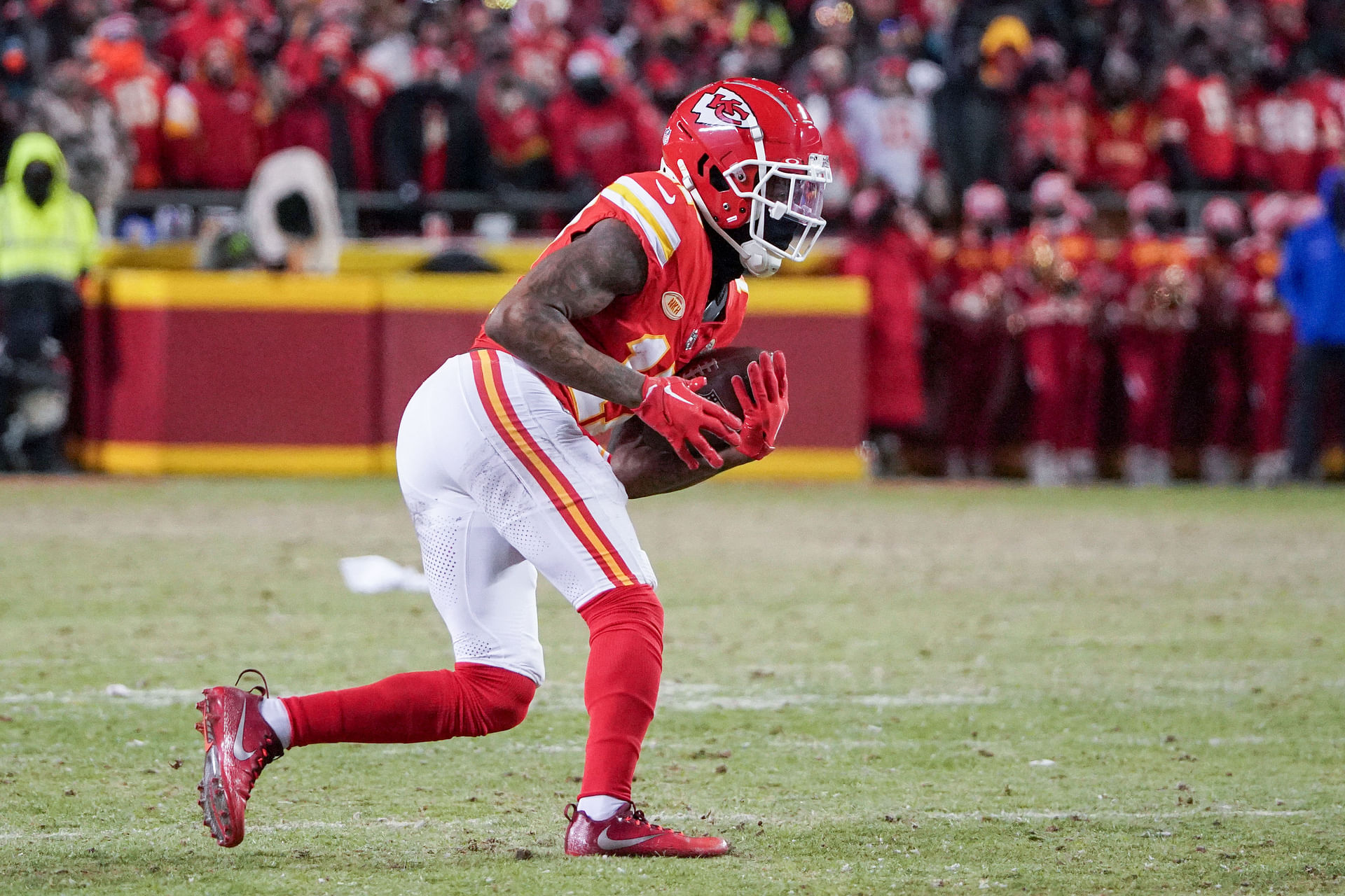 NFL: Former Kansas City Chiefs WR Richie James - Source: Imagn