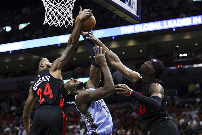 "Delete this" - Bam Adebayo disgruntled as Heat spotlight Haywood Highsmith’s jersey switch to honor Kobe Bryant