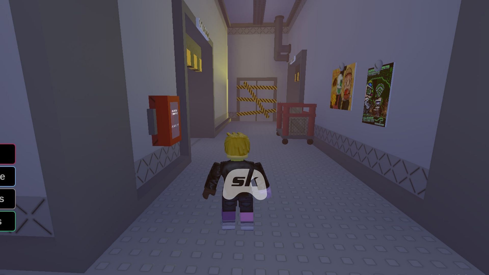 Exploring the main hub (Image via Sportskeeda Gaming || Roblox)