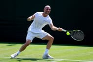 Mannarino in action at the 2025 Wimbledon (Source: Getty)