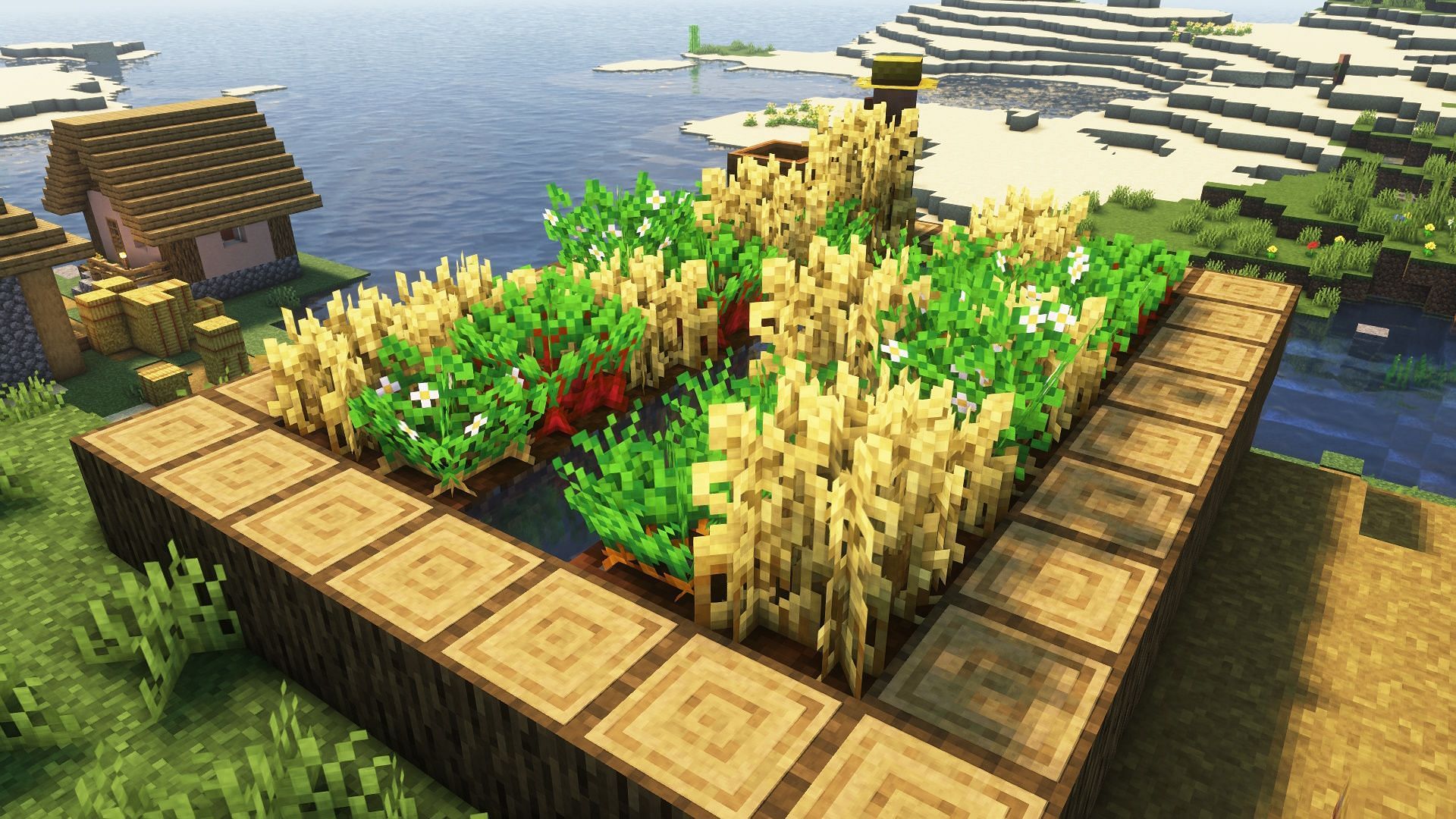 Fancy Crops enhances the textures of every crop in the game (Image via CurseForge/bebebea_loste)