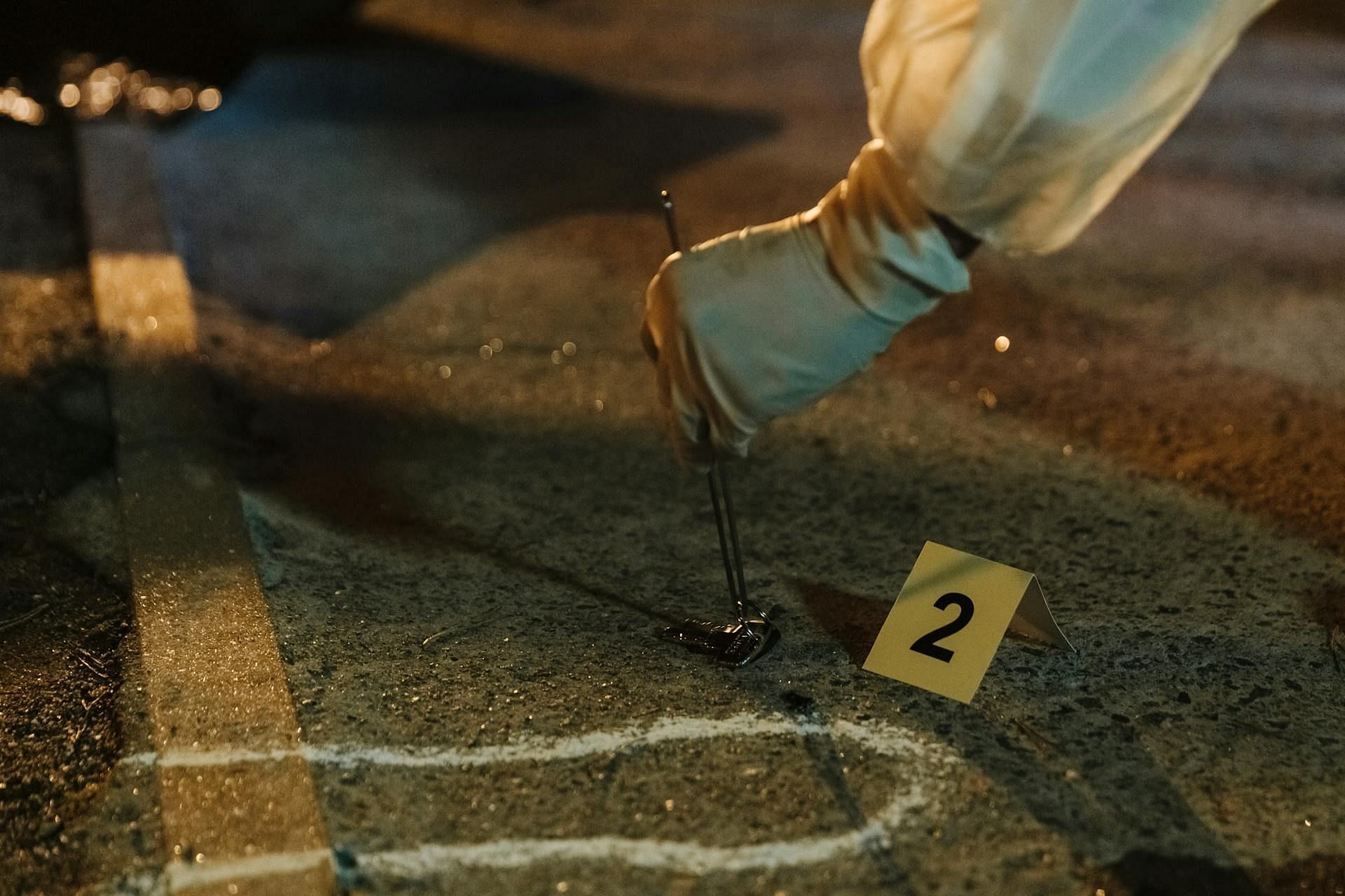 Investigators discovered inconsistencies in the blood splatter in the crime scene (Image via Pexels)