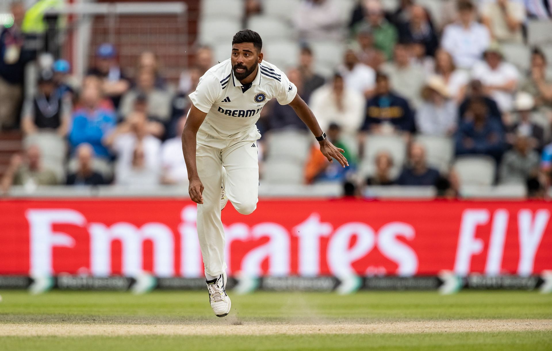 Mohammed Siraj is the only Indian seamer to play the first four Tests in the ongoing Anderson-Tendulkar Trophy. [P/C: Getty]