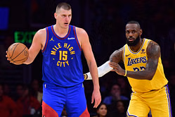 "LeBron gonna take a minimum from Denver": NBA fans explode as LeBron James and Nikola Jokic's agent publicly meet amid trade buzz