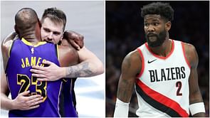 "Turn them into superstars, make them bigger than their roles" - Deandre Ayton hails LeBron James and Luka Doncic with heartfelt remark