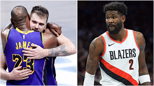 "Turn them into superstars, make them bigger than their roles" - Deandre Ayton hails LeBron James and Luka Doncic with heartfelt remark