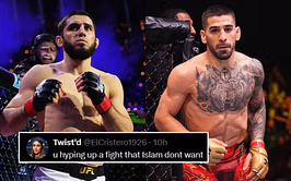 "Ran like a coward" - Fans react as Islam Makhachev's manager throws shade at Ilia Topuria amid UFC P4P ranking update