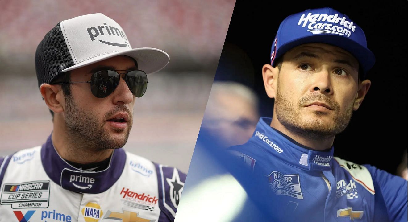 Chase Elliott and Kyle Larson