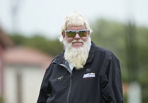 John Daly and his fiancée rock U.S. colors for the 4th of July celebration with his vodka brand