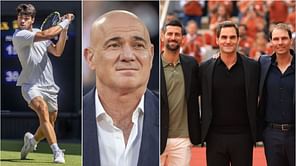 "No wonder Carlos Alcaraz can play a little erratic": Andre Agassi cites Federer, Nadal & Djokovic's qualities to explain Spaniard's game at Wimbledon