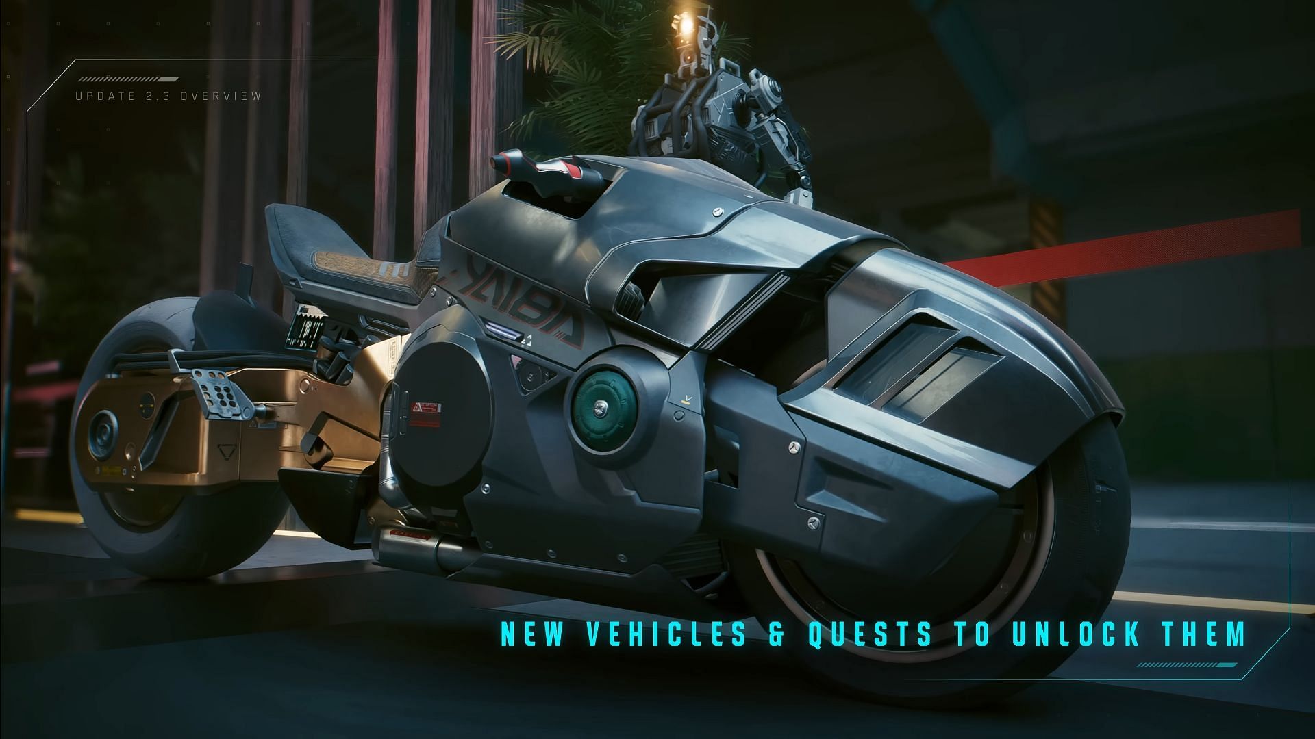 2.3 adds new vehicles to CP 2077 (Image via CDPR)