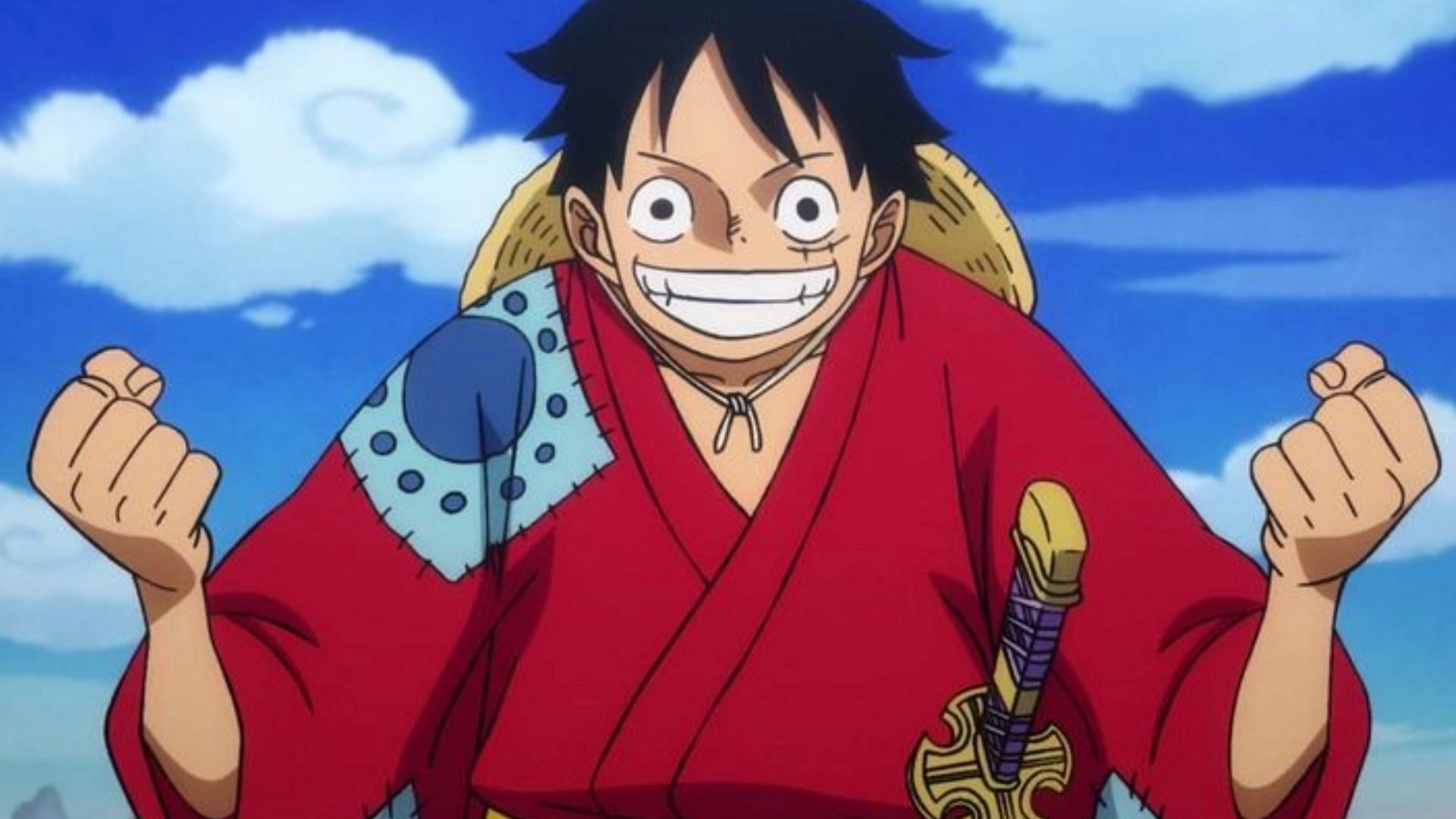 Luffy as seen in anime (Image via Toei Animation)