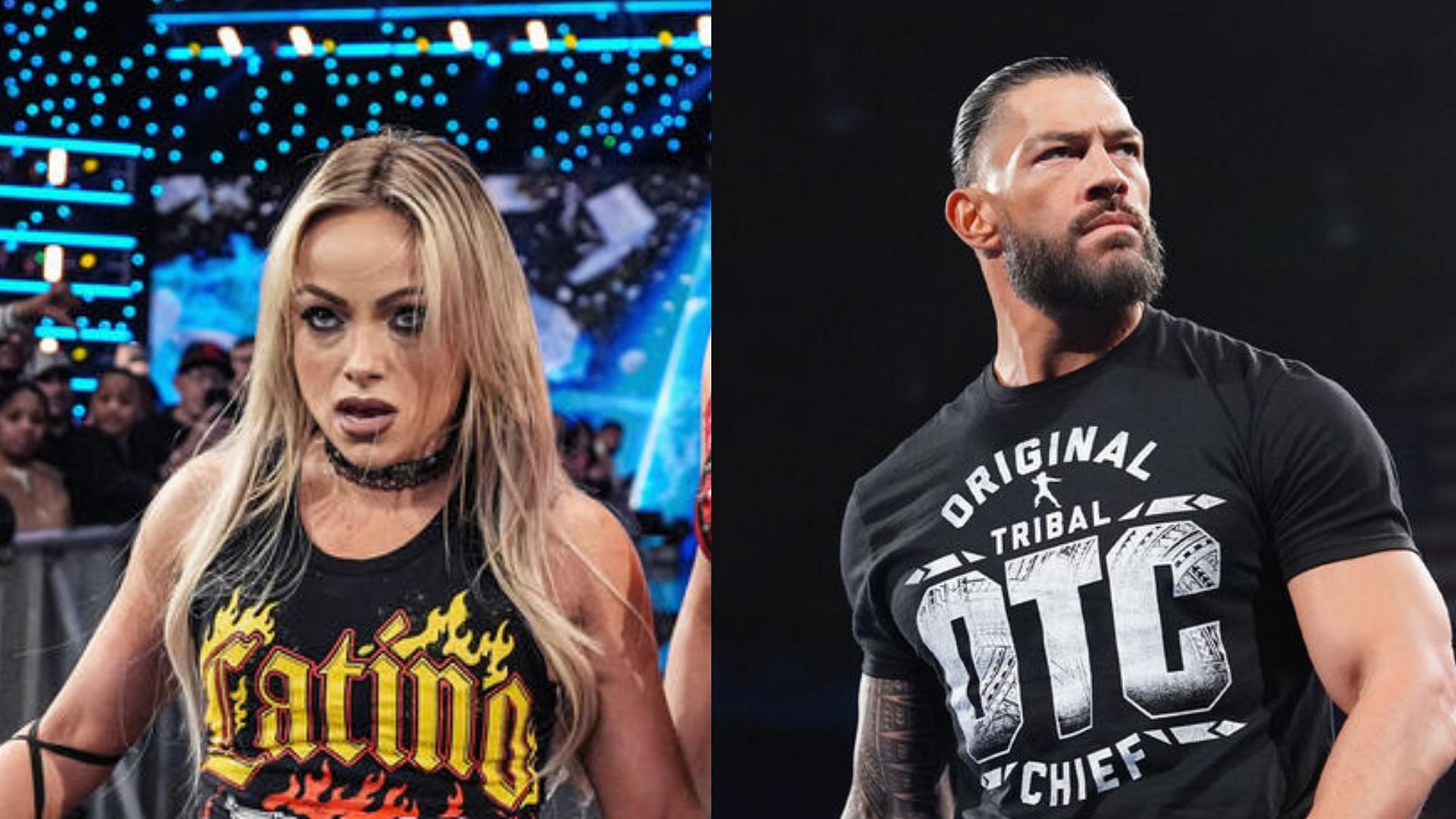 Liv Morgan [Left] and Roman Reigns [Right] [Image Credits; WWE.com]