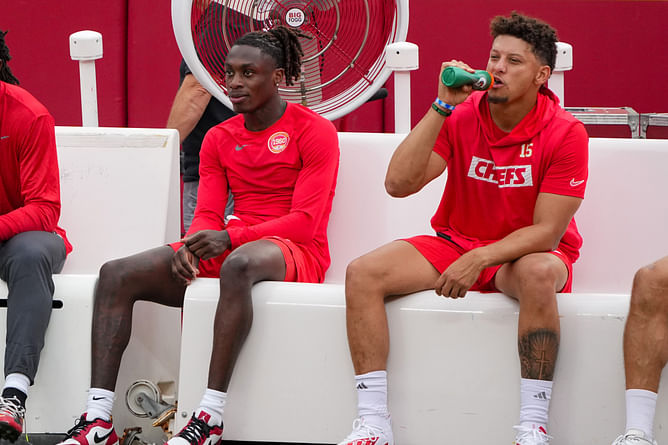 Chiefs' Xavier Worthy gets honest on Travis Kelce and Patrick Mahomes' telepathic connection