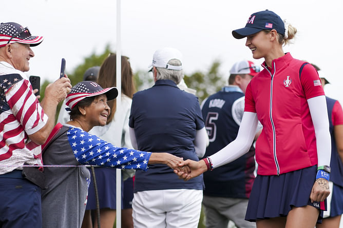 WATCH: Young fan accidentally picks up Nelly Korda’s ball at Amundi Evian Championship 2025