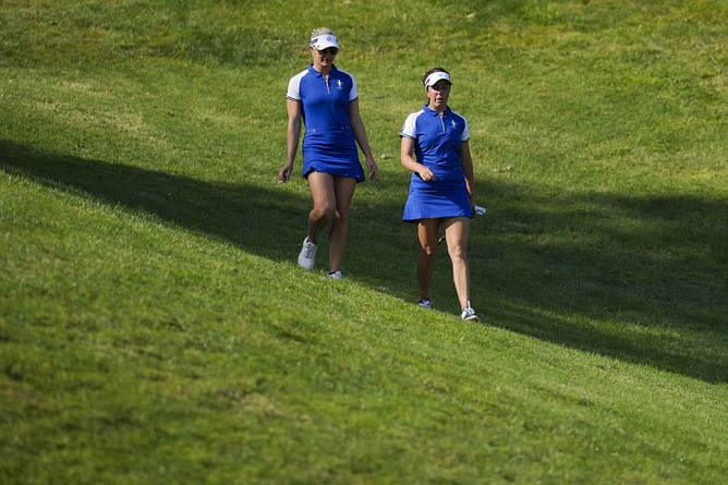 Charley Hull shares an edit of 'perfect pairing' with best friend Georgia Hall at the KPMG Women’s Irish Open