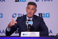 Big Ten commish Tony Petitti refuses to back down from new College Football Playoff expansion proposal after Greg Sankey's SEC Media Days remarks