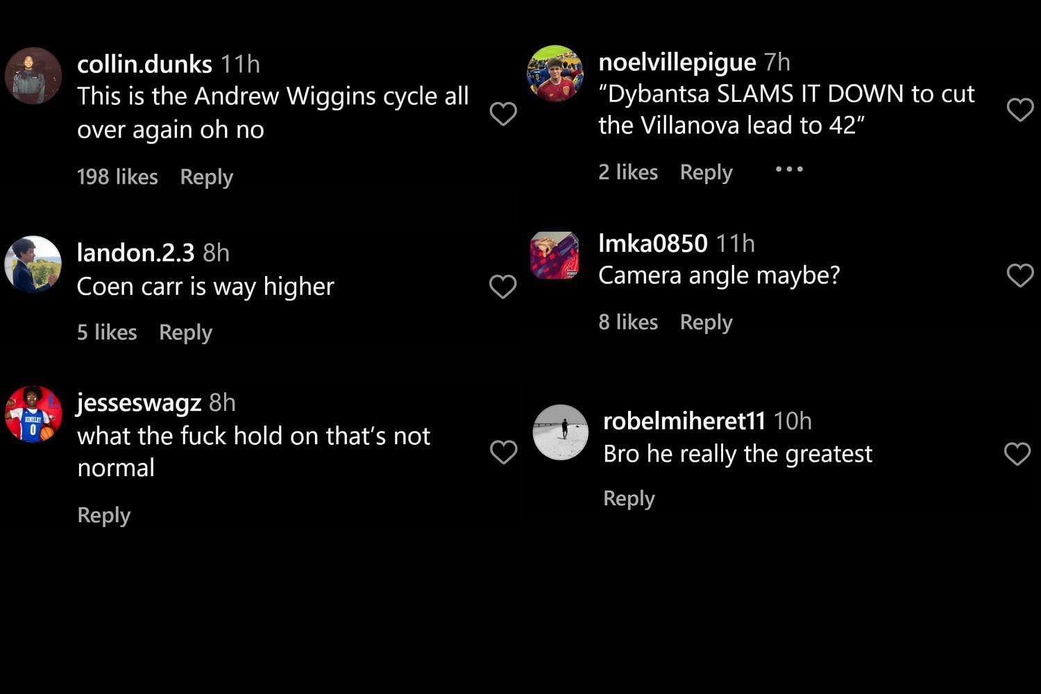 Fans commented on Instagram (@tiptonedits/IG)