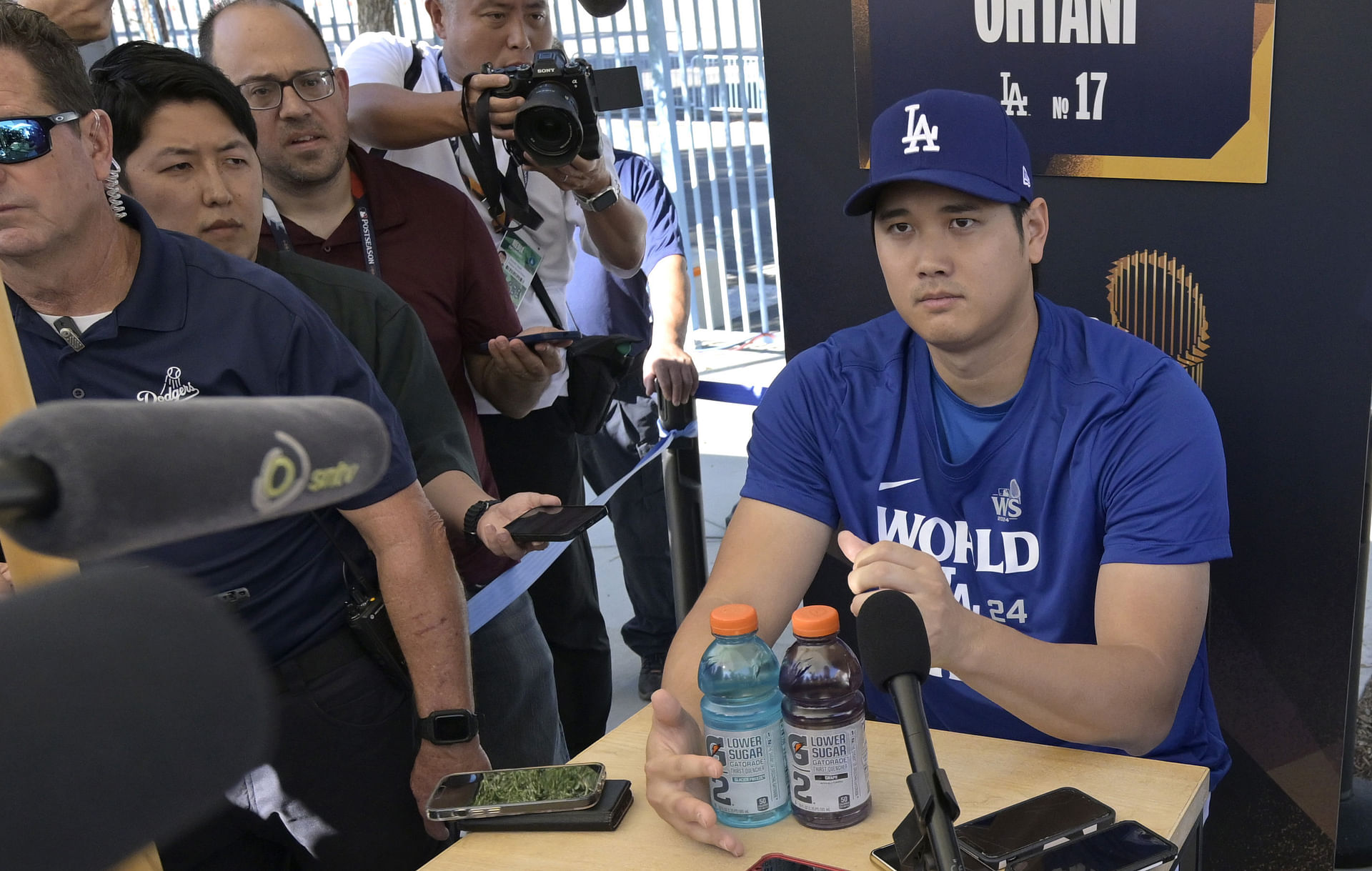 MLB: World Series- Los Angeles Dodgers workouts - Source: Imagn