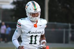 "Ohio State just offered him $10 million" - CFB fans flabbergasted over 15y/o Brysen Wright's insane TD catch at flag football championship