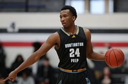 Kansas freshman Darryn Peterson reacts as elite NBA trainer gives him a major shoutout following training