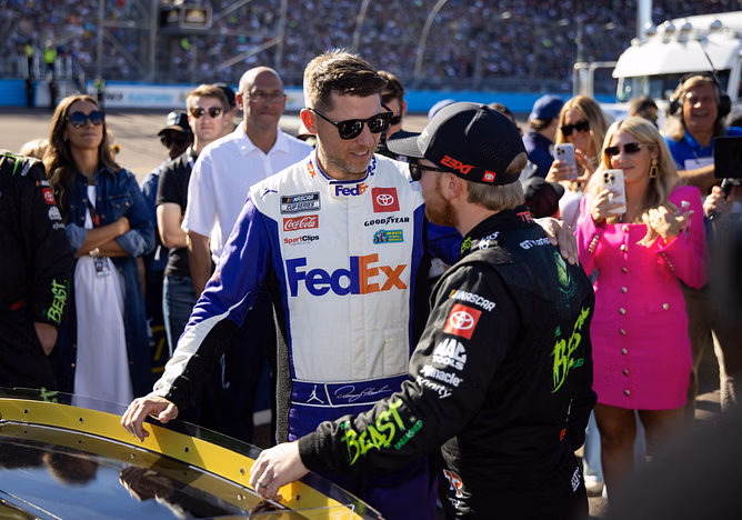 Tyler Reddick admires Denny Hamlin’s “very high racing IQ” and reveals how it helped him become a ‘well-rounded’ NASCAR driver