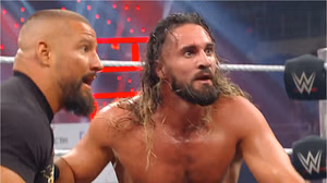 Seth Rollins dazed after being blindsided on WWE RAW