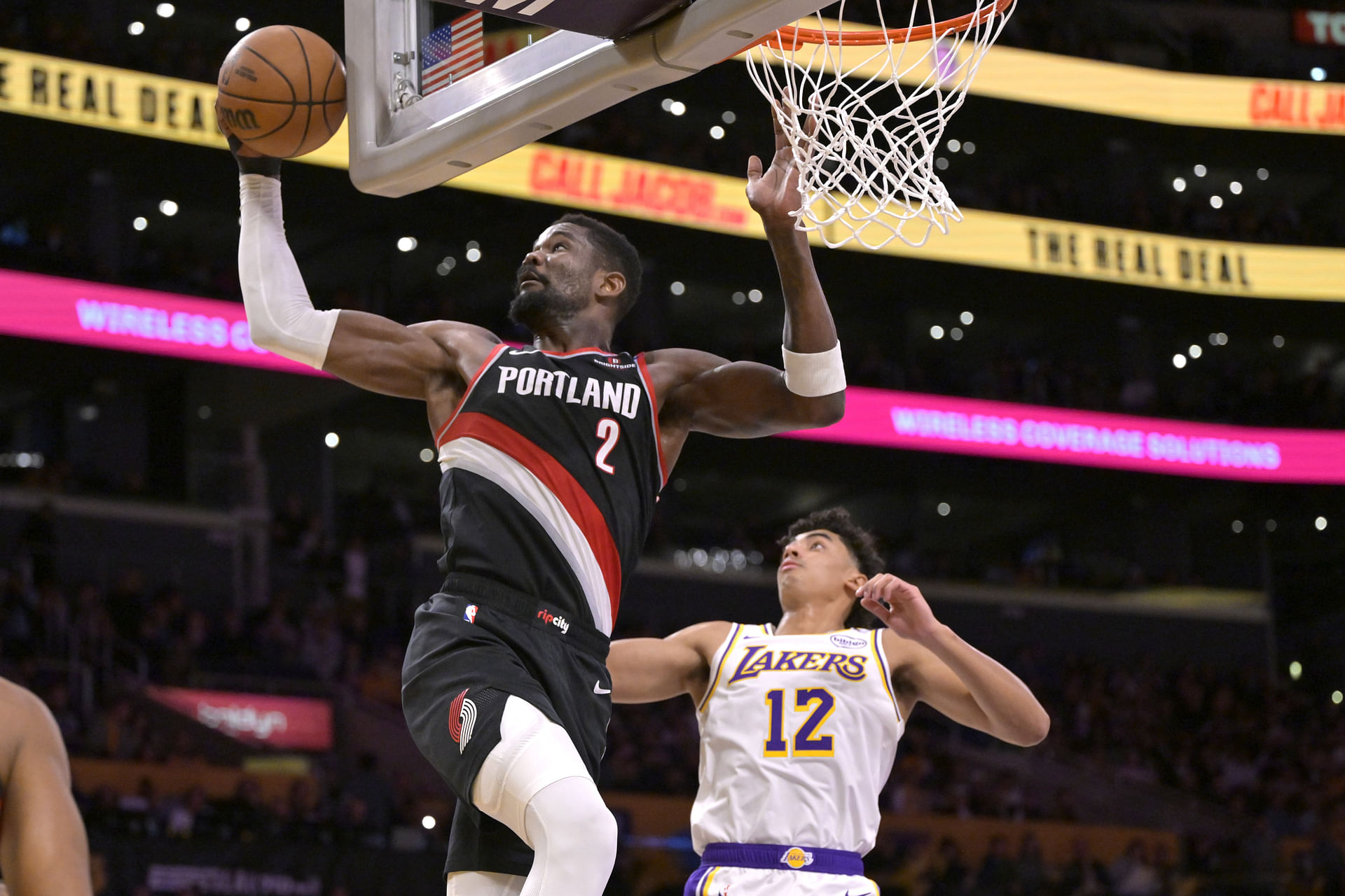 NBA: Portland Trail Blazers at Los Angeles Lakers - Source: Imagn