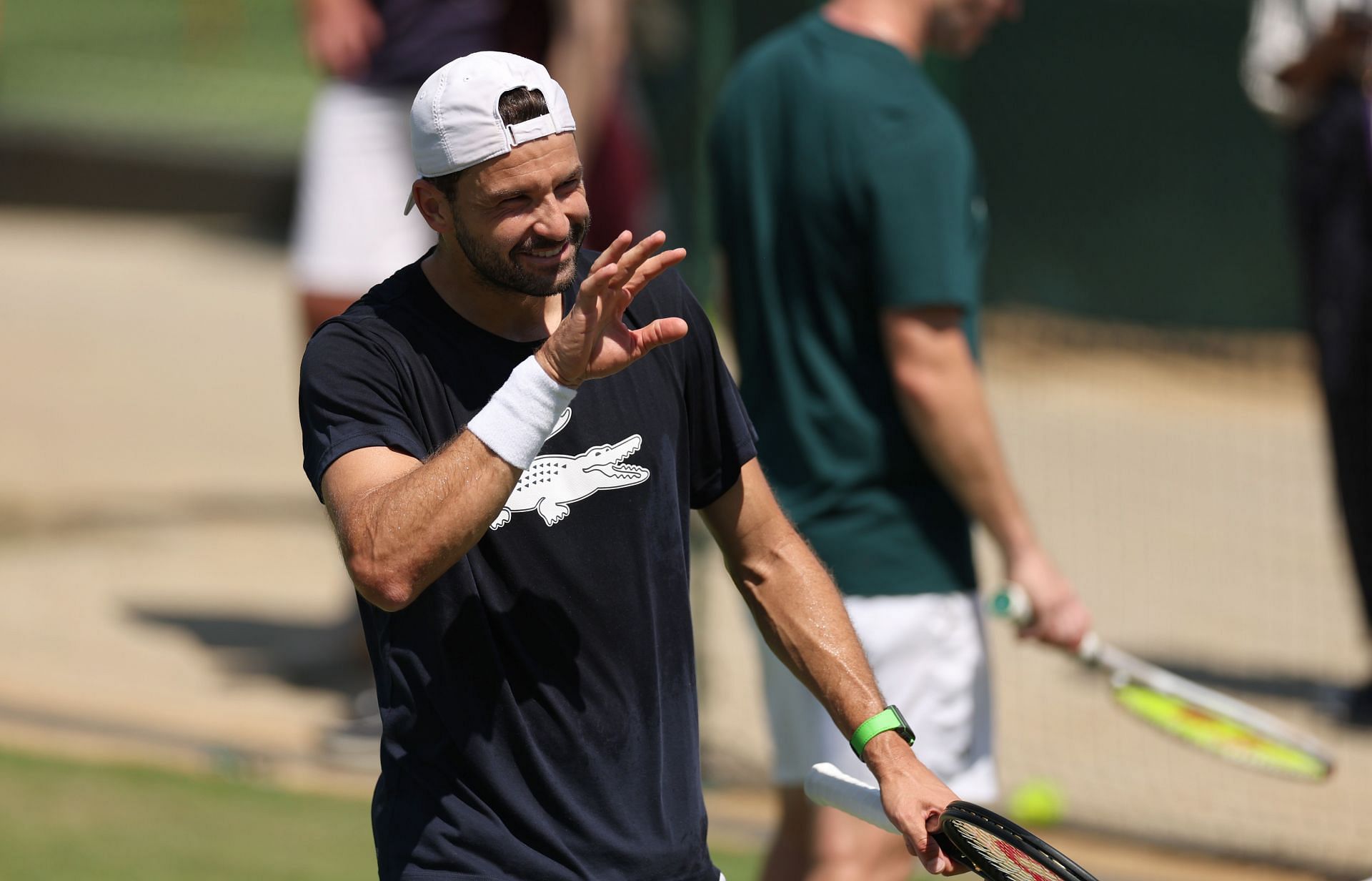 Grigor Dimitrov at Wimbledon 2025. (Photo: Getty)