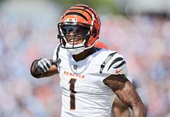 [WATCH] Ja'Marr Chase mocks NFL reporter's "banana outfit" during Bengals training camp presser