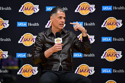"Signing Chris Paul to play center": Lakers fans in despair as Chris Haynes-led NBA panel appears to mock Rob Pelinka over lack of moves