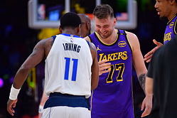 "Just made me sad all over again": NBA fans react to Luka Doncic's heartfelt moment with Kyrie Irving on livestream
