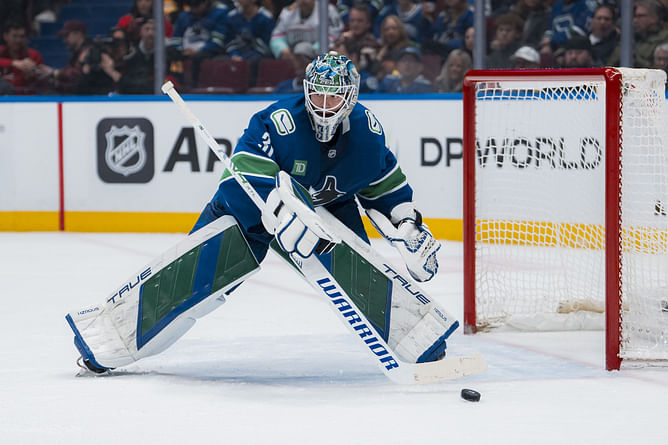 Canucks GM keeps Arturs Silovs' future in Vancouver shrouded in mystery after signing Thatcher Demko to $25.5M extension