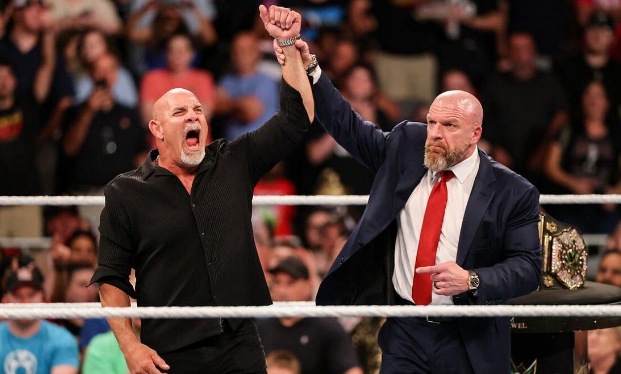 Goldberg and Triple H (Image Credits: wwe.com)