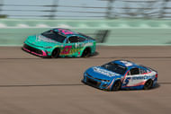 Bubba Wallace (23) races against Kyle Larson (5) during the Straight Talk Wireless 400 at Homestead-Miami Speedway - Source: Imagn