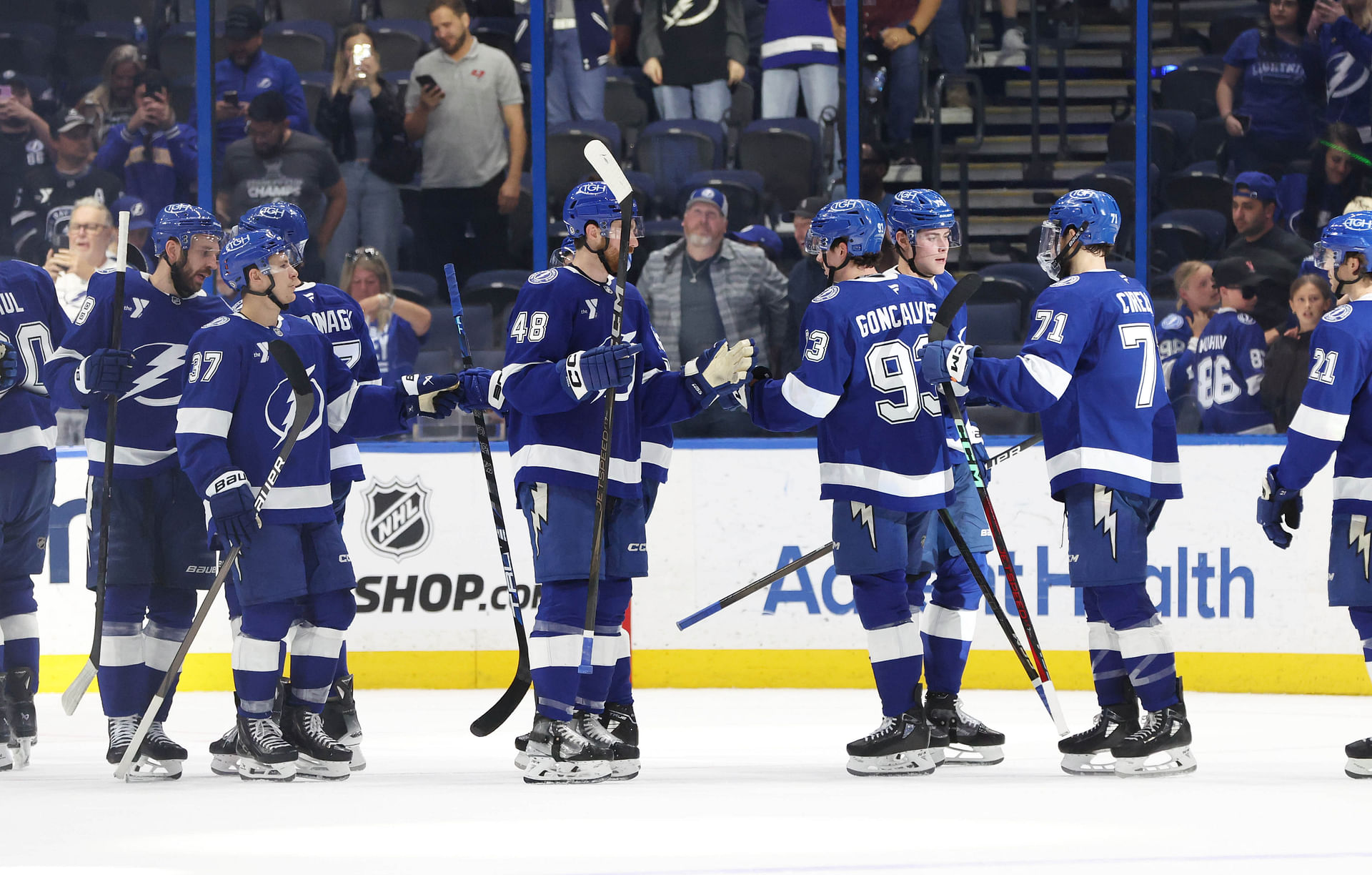 NHL: Utah at Tampa Bay Lightning - Source: Imagn
