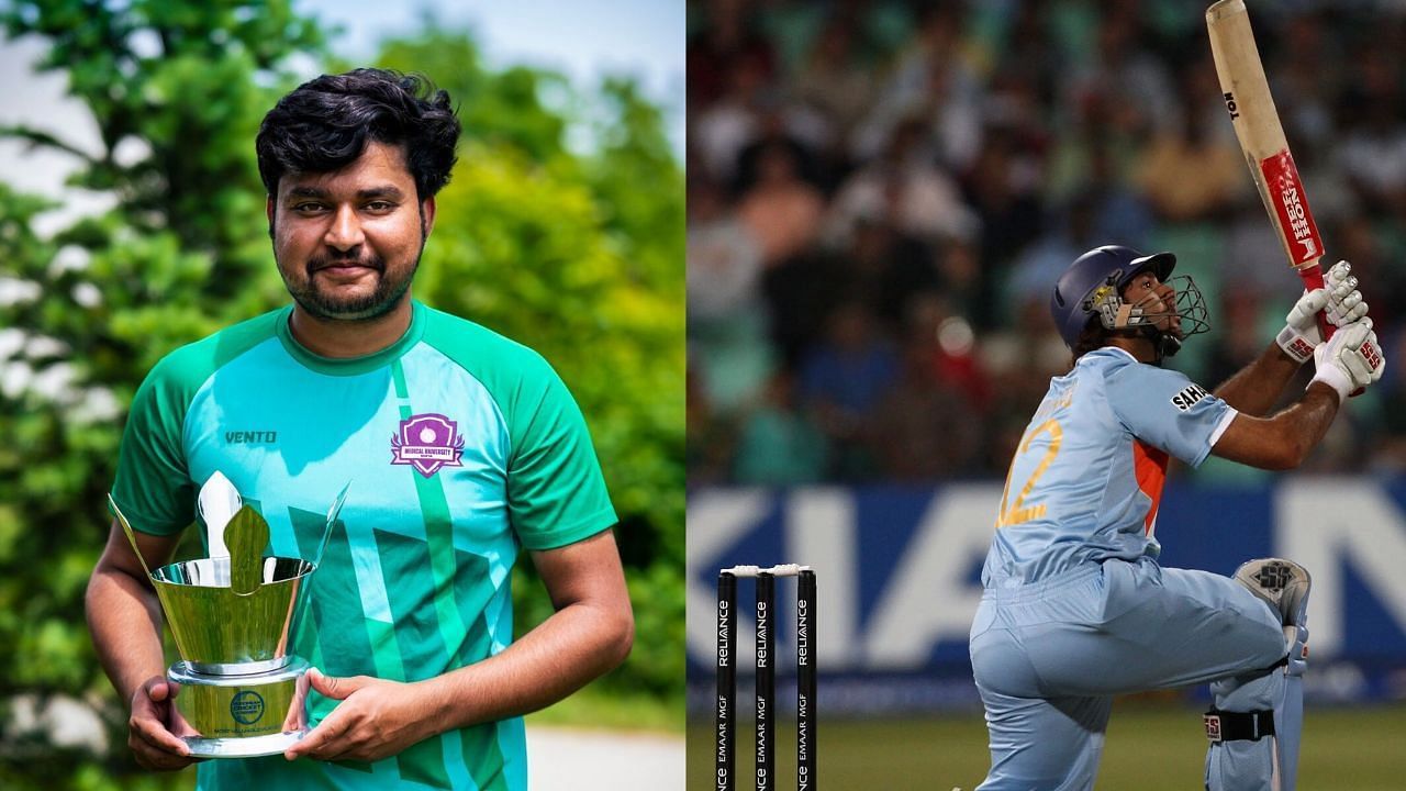 Manan Bashir, 6 Sixes, Yuvraj Singh