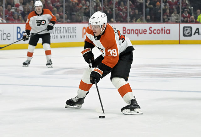 Michkov was twice named the NHL's Rookie of the Month during the 2024-25 season - Source: Imagn