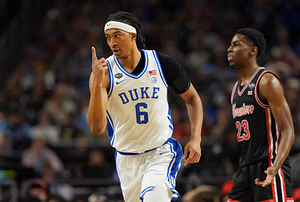 Duke's Maliq Brown praises coach Jon Scheyer’s impact on and off the court: “Someone you want in your corner”
