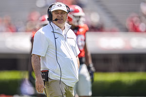 "The boss at home (Miss Terry) will make that call, not him": Kirby Smart trolls Nick Saban over comeback rumors at SEC Media Days